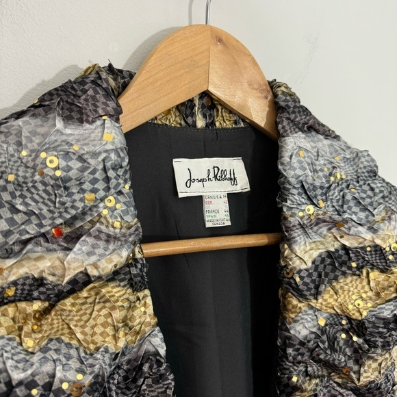 Joseph Ribkoff Multicolor Textured Jacket - Picture 4 of 13